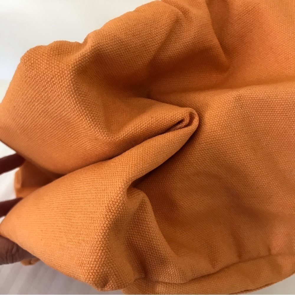 L’OCCITANE Orange Embroidered Canvas Mini Tote Bag Retired - Picture 14 of 17